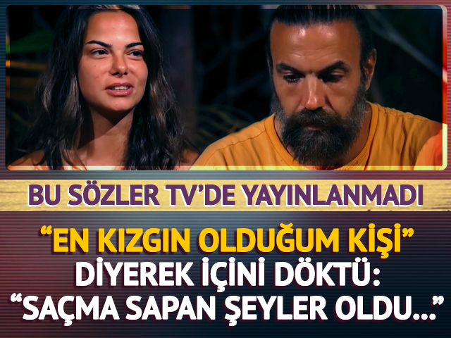 TV'de yayınlanmadı! Sercan yorumu dikkat &ccedil;ekti