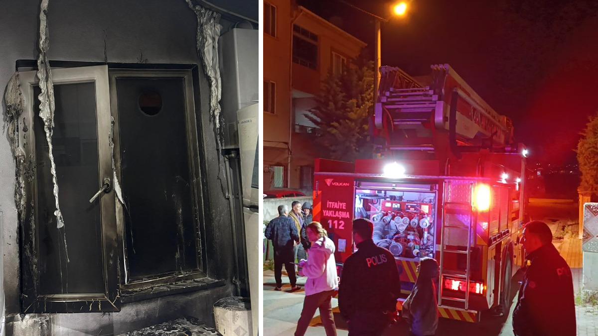 İnegöl’de dehşet anları! Eski eşinin evinin içine molotofkokteyli attı