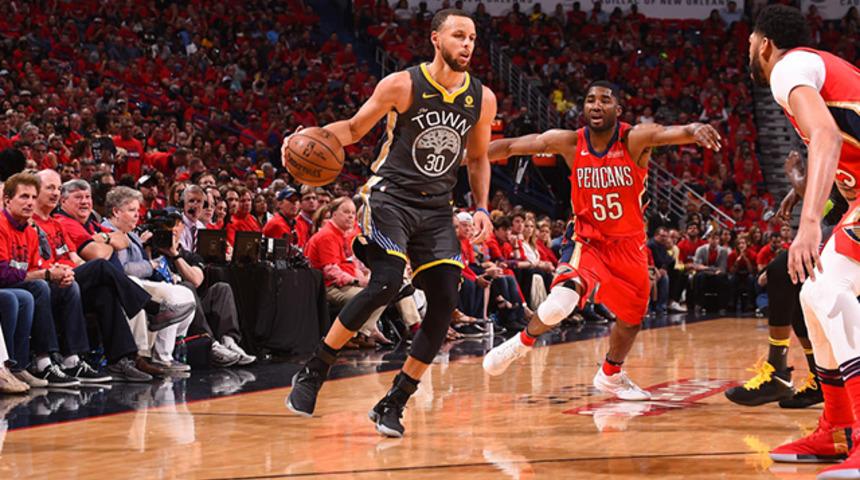 Golden State, New Orleans'ı 118-92 yendi ve seriyi 3-1'e getirdi