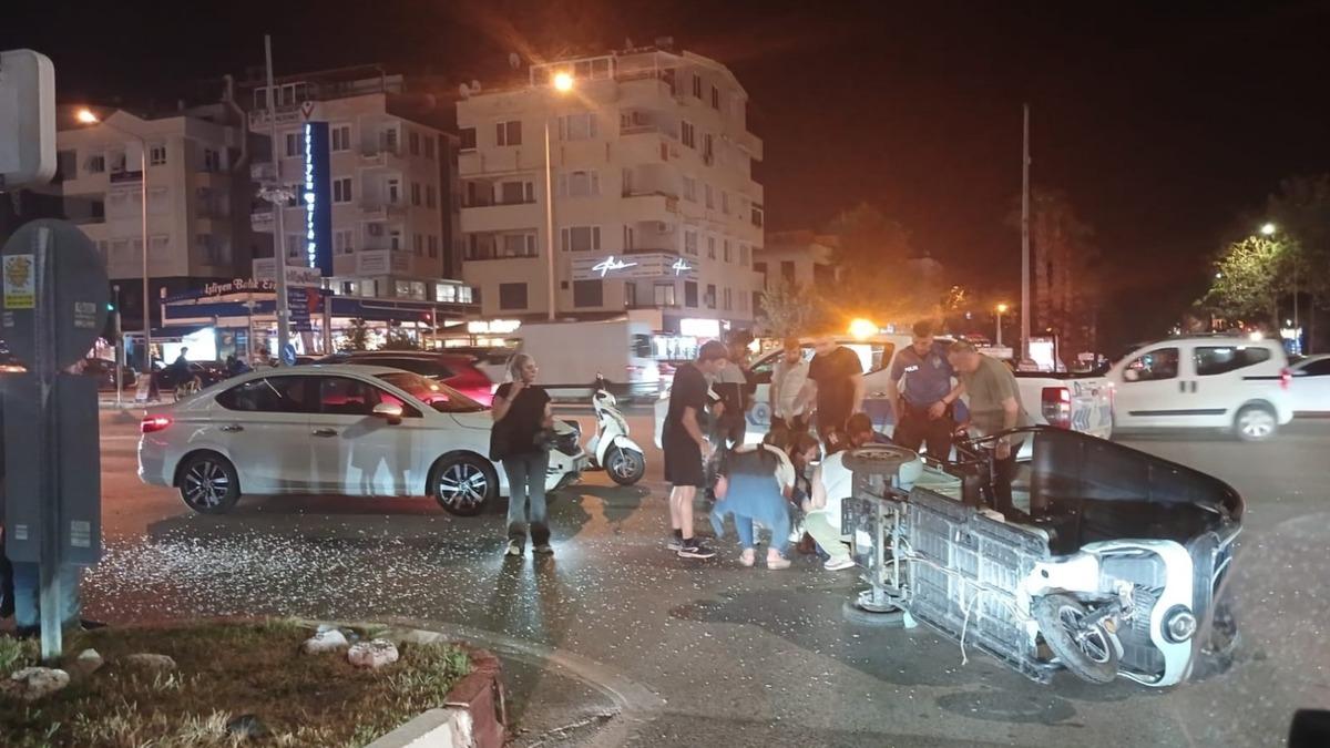 Kırmızı ışık ihlali kazayı beraberinde getirdi