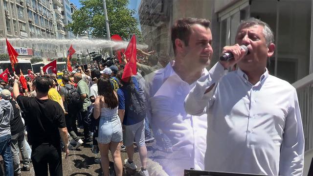 Gergin mitingde Özgür Özel'den Kılıçdaroğlu'na tarihi çağrı