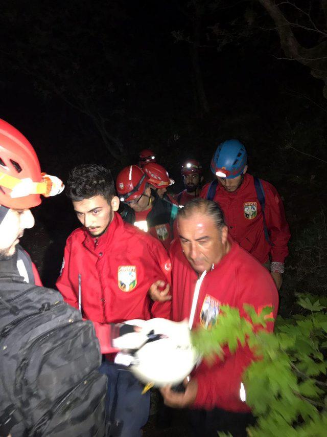 Dağlık bölgede tuvalete diye gitti, 6 saat sonra bulundu