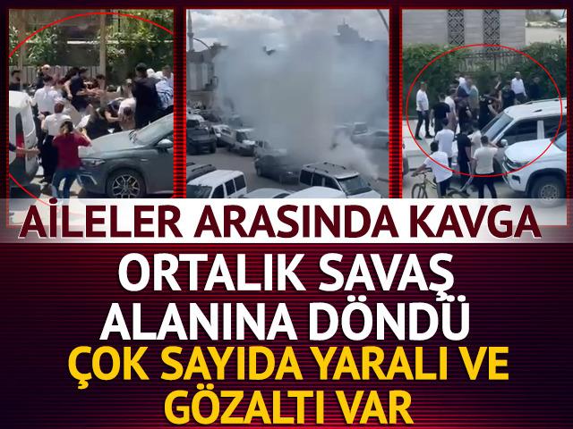 Cizre savaş alanına d&ouml;nd&uuml;! Akraba iki aile arasında feci kavga: 8 yaralı, 17 g&ouml;zaltı