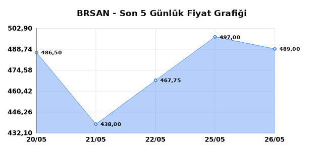 BORUSAN BORU SANAYI (BRSAN) 29 Mayıs Cuma 2026 Günlük Teknik Analiz 1