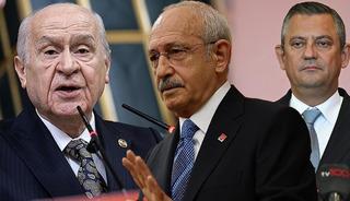 Devlet Bah&ccedil;eli, &Ouml;zel ve Kılı&ccedil;daroğlu ile g&ouml;r&uuml;şt&uuml;