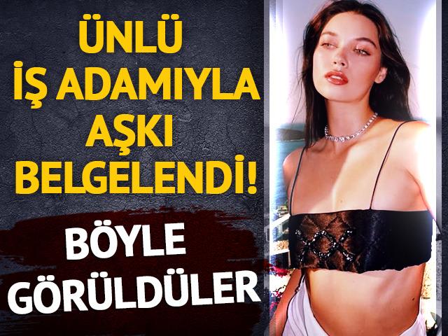 Afra Sara&ccedil;oğlu'nun Poyraz Yosmaoğlu ile aşkı belgelendi! B&ouml;yle g&ouml;r&uuml;nt&uuml;lendiler 