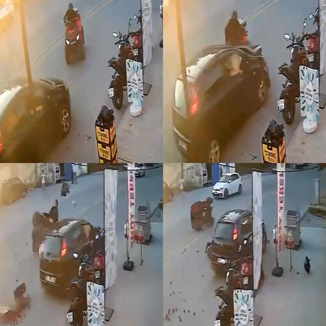 Otomobille çarpışan ATV’nin sürücüsü yaralandı 2