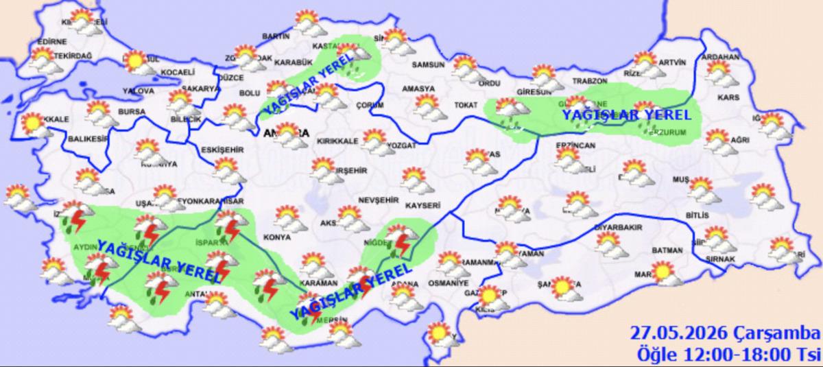 Bayramın 2. ve 3. g&uuml;n&uuml; hava tersine d&ouml;n&uuml;yor: Plan yapanlar dikkat! 3