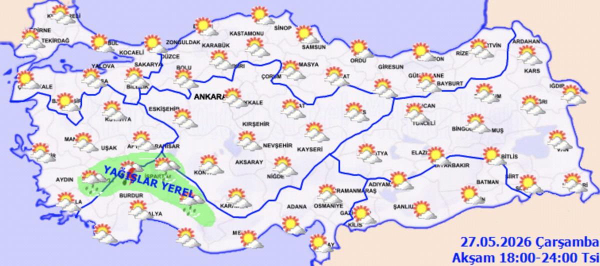 Bayramın 2. ve 3. g&uuml;n&uuml; hava tersine d&ouml;n&uuml;yor: Plan yapanlar dikkat! 5