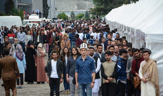 Karabük Üniversitesi'nde 53 ülkenin öğrencileri yemek kültürlerini tanıttı