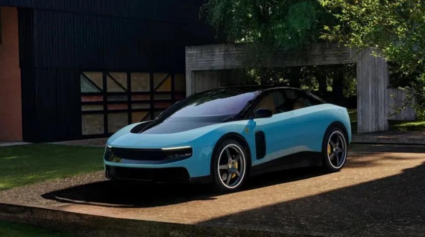 Ferrari&rsquo;nin elektrikli aracı tanıtıldı! Tasarımı eleştirildi