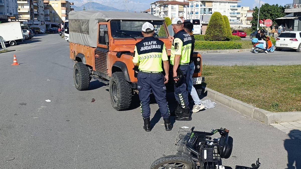 Kazadan yaralı kurtulan sürücüye araca plaka takmamaktan 46 bin TL ceza