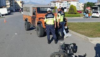 Kazadan yaralı kurtulan s&uuml;r&uuml;c&uuml;ye araca plaka takmamaktan 46 bin TL ceza