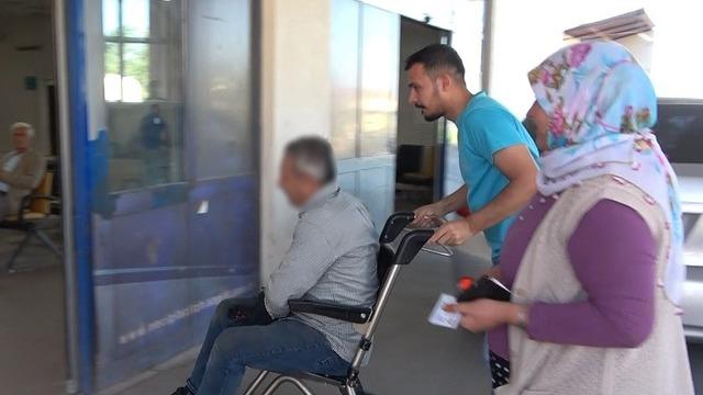 Tosunun darbesiyle yaralanan vatandaşın bacağına 60 dikiş atıldı