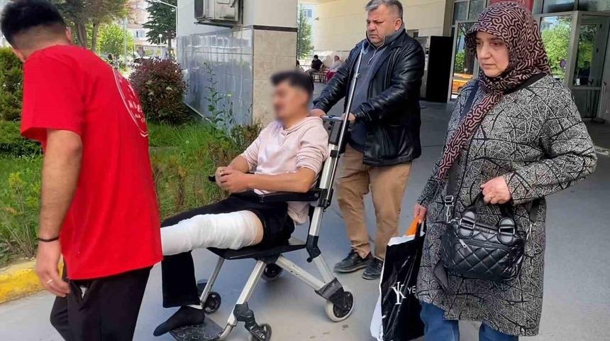Bolu&rsquo;da acemi kasaplar hastaneye koştu
