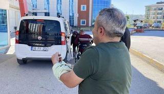 Sivas&rsquo;ta acemi kasaplar hastanenin yolunu tuttu