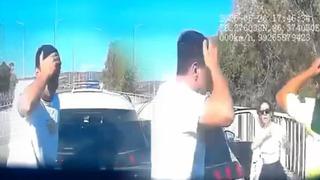 İzmir Otoyolu’nda kaza! TIR uzman çavuşa çarptı! O anlar kamerada