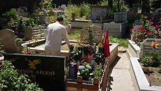 Mattia Ahmet Minguzzi’nin ailesi, bayramın ilk günü çocuklarının mezarını ziyaret etti