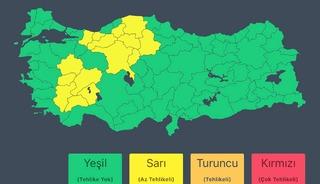 İ&ccedil;işleri Bakanlığı'ndan 'sağanak' uyarısı