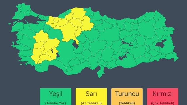 İçişleri Bakanlığı'ndan 'sağanak' uyarısı