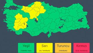 İ&ccedil;işleri Bakanlığı'ndan 'sağanak' uyarısı! &Ccedil;ok sayıda il i&ccedil;in sarı alarm