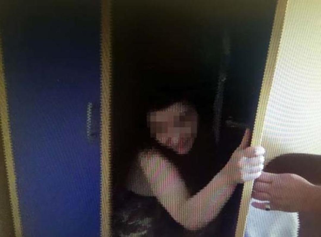 Fuhuş operasyonunda G&uuml;rc&uuml; kadın dolaptan &ccedil;ıktı!