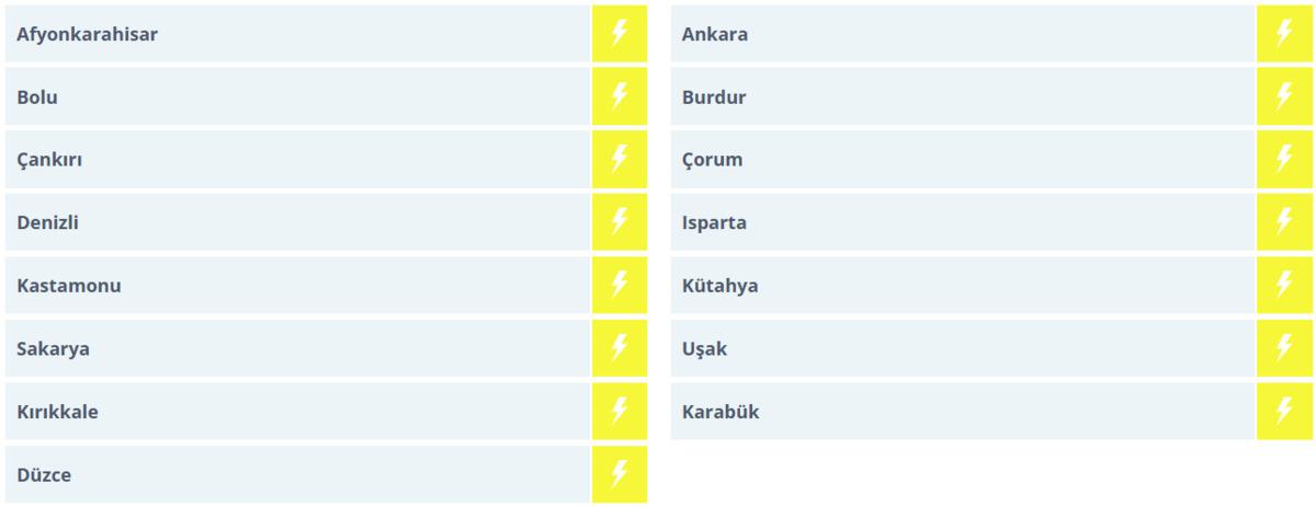 Meteoroloji saat verdi: 28 Mayıs için kuvvetli sağanak uyarısı 2