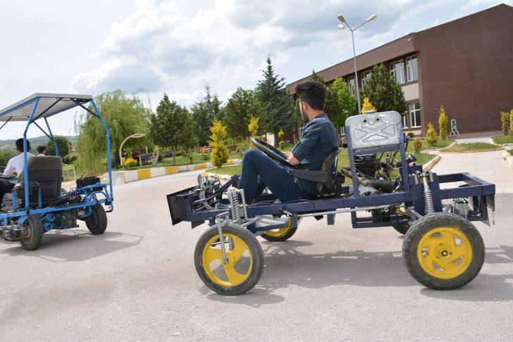 Öğrenciler hurdalardan iki bin liraya otomobil yaptı G2