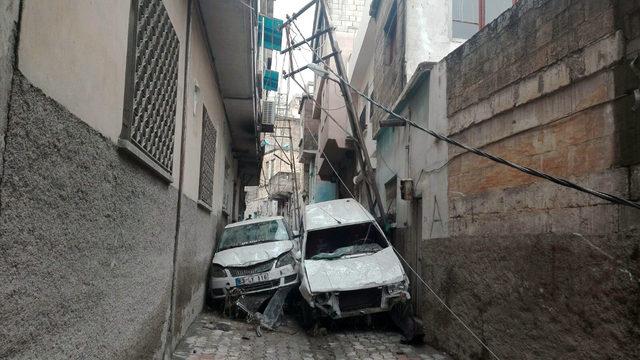 Birecik'te sağanak su baskınlarına yol açtı