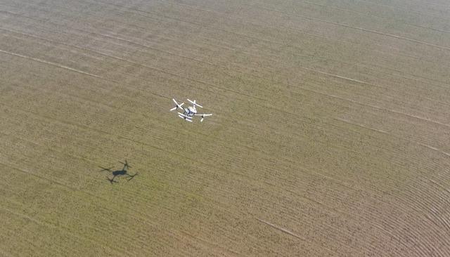 Dron ile çeltik ekimi 5