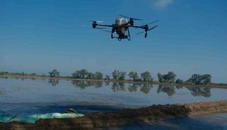 Dron ile &ccedil;eltik ekimi