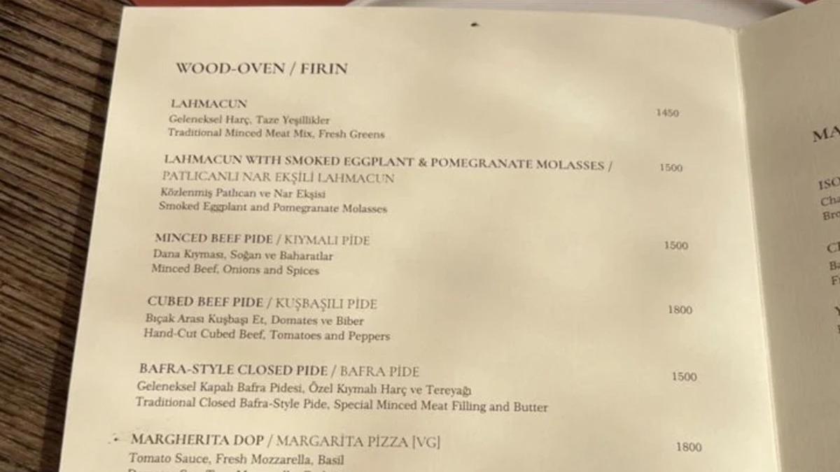 Fethiye deki 1.450 TL lik lahmacun g&uuml;ndem olmuştu! Bakanlık işletmeye ceza kesti 1