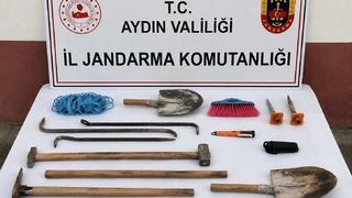 Magnesia Antik Kenti’nde kaçak kazıya suçüstü: 3 şüpheli yakalandı