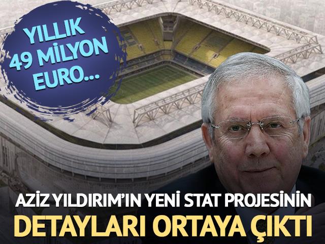 Aziz Yıldırım'ın yeni stat projesinin detayları ortaya &ccedil;ıktı! Yıllık 49 milyon euro ek gelir