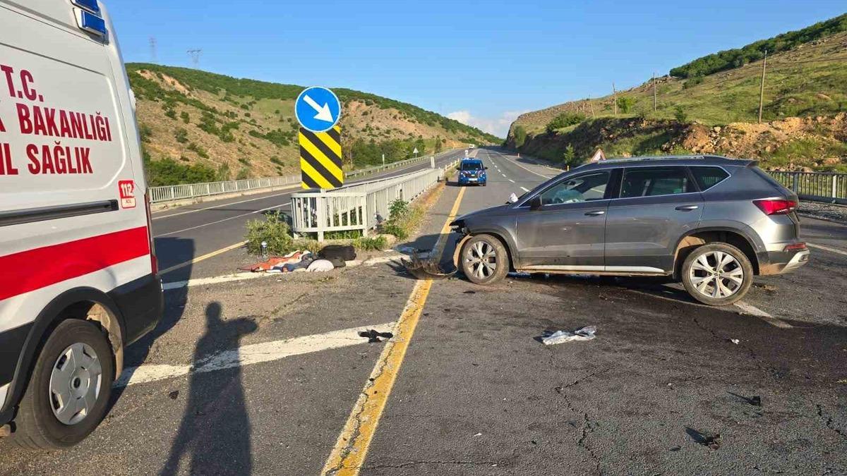 Bingöl’de trafik kazası 5 yaralı
