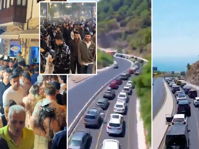 Yollarda araba sokaklarda insan seli! 
