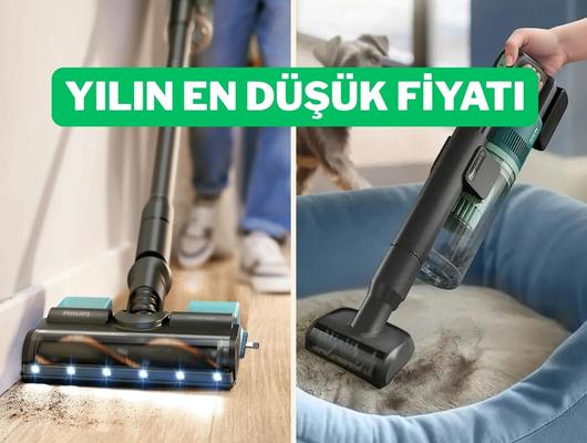 Akıllı ve ekonomik: Philips dikey s&uuml;p&uuml;rgede yılın indirimi başladı