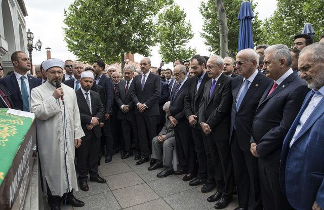 Eski Bakan Cevat Ayhan için ilk cenaze töreni Ankara'da 