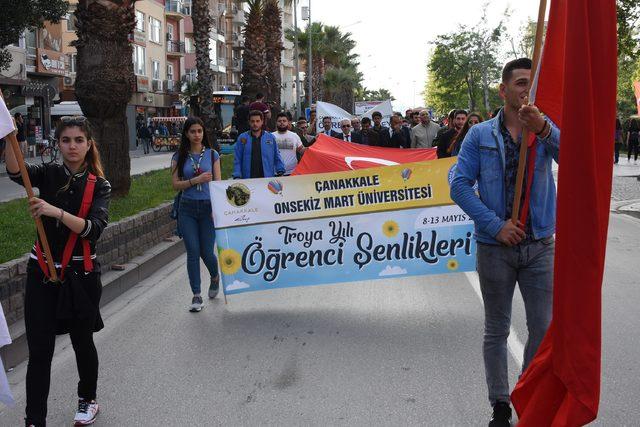 ÇOMÜ 'Troya Yılı' öğrenci şenlikleri başladı