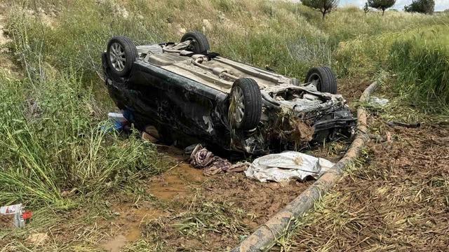 Diyarbakır’da iki otomobilin çarpıştığı kazada 1 ölü, 4 yaralı 4