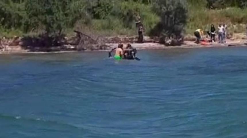 Gelibolu&rsquo;da y&uuml;zerken kaybolan gen&ccedil; bulundu