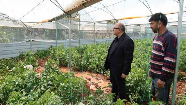 Mersin’de dolu, sebze tarlaları ve meyve bahçelerine zarar verdi