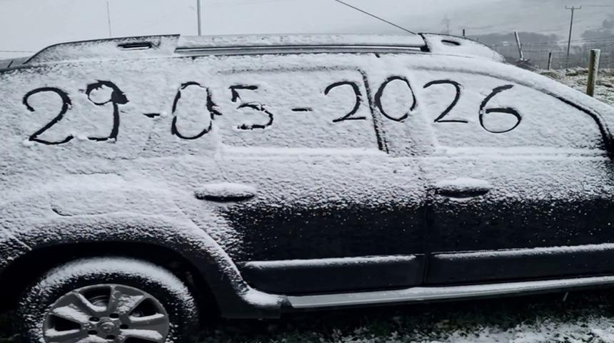 Ordu'da mayıs ayında kar s&uuml;rprizi