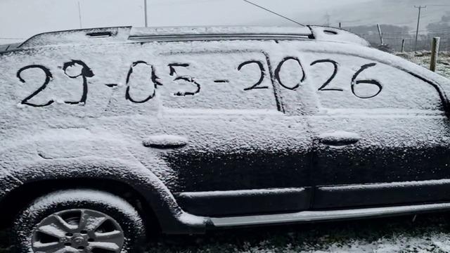 Ordu'da mayıs ayında kar sürprizi