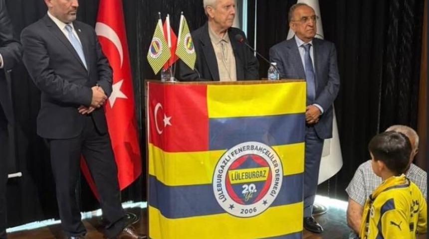 Aziz Yıldırım'a L&uuml;leburgaz'da meşaleli karşılama