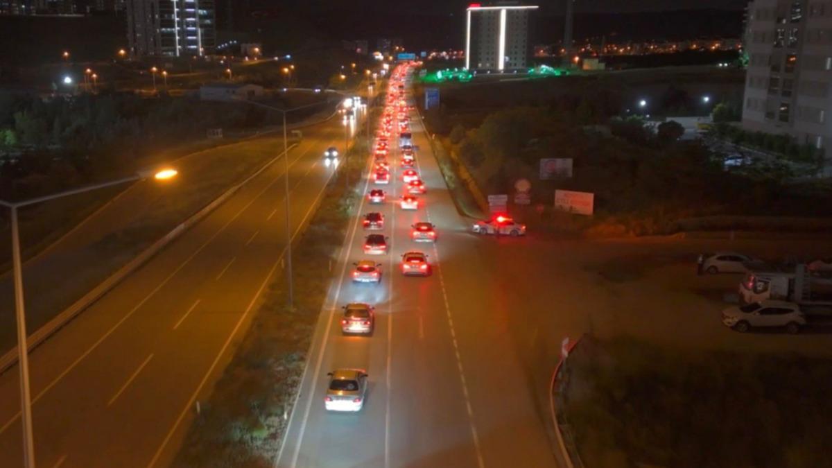 ‘Kilit Kavşak’ Kırıkkale’de bayram dönüş böyle görüntülendi 1