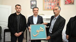Şehit ailelerine bayram ziyareti