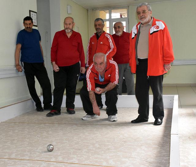 Huzuevi sakinleri, Boccia Ligi'nde şampiyonluk hedefliyor