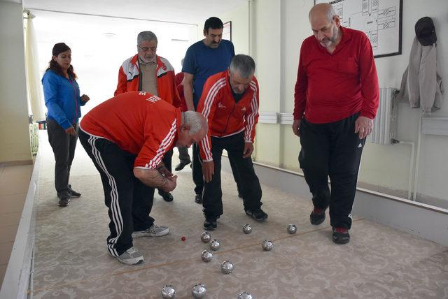 Huzuevi sakinleri, Boccia Ligi'nde şampiyonluk hedefliyor