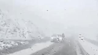 Mayıs ortasında kar esareti
